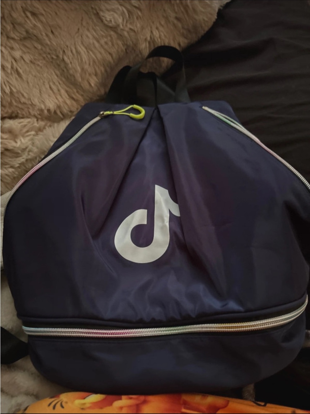 Navy Logo Backpack - Navy Blue Women's Bag
